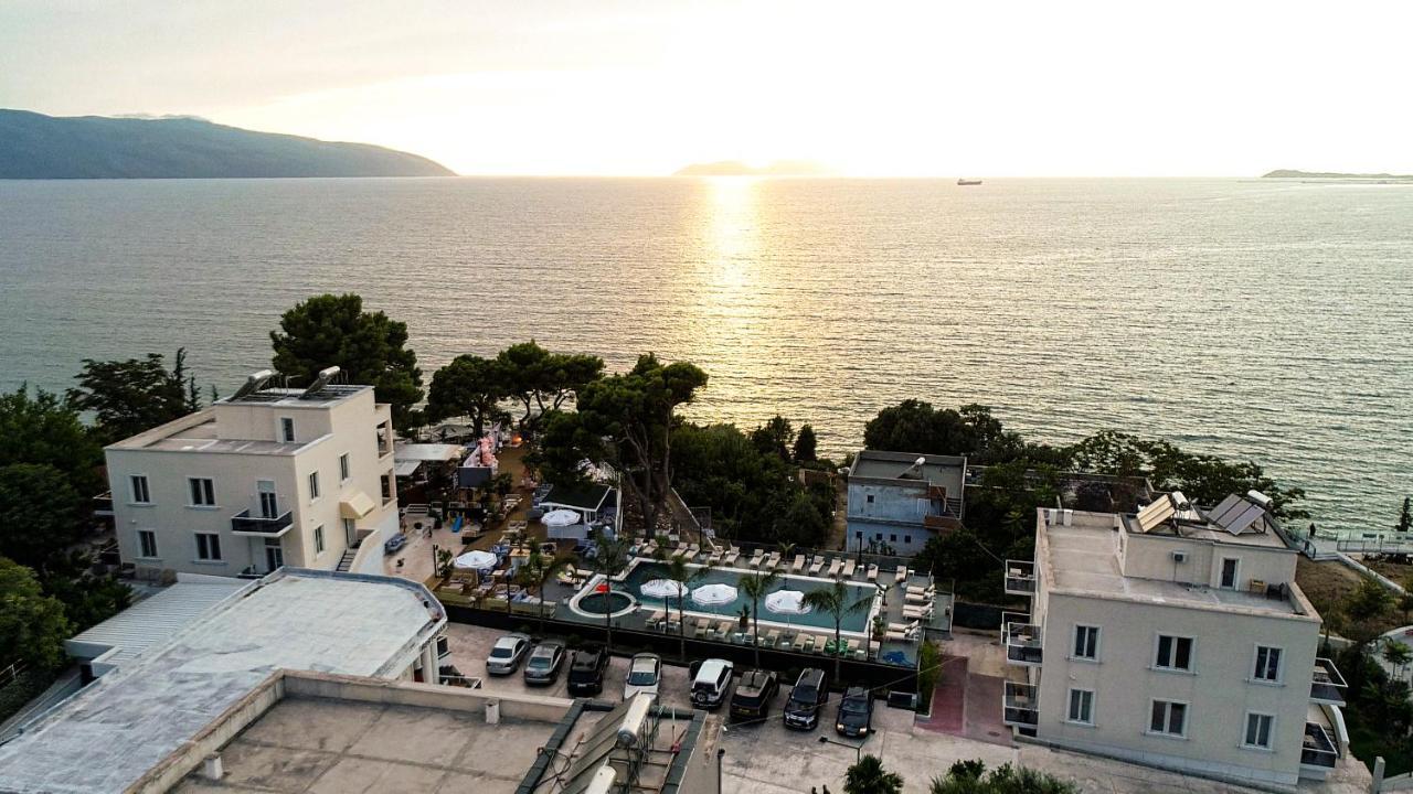 Le Palazzine Hotel Влёра Экстерьер фото
